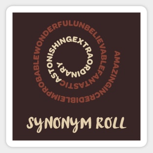 Synonym Roll Sticker